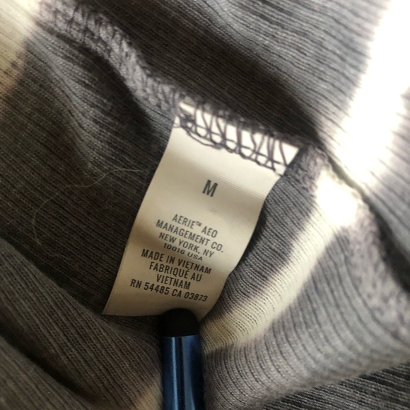 Woman’s Aerie Stretch Tank Top Size M Pewter/White Top - Picture 8 of 11